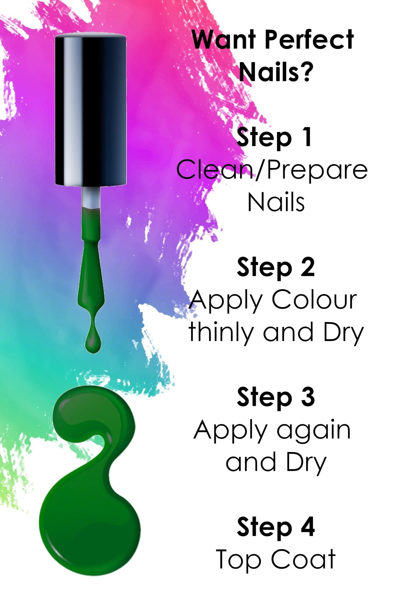 Envy Eyed Nail Polish, 8ml | Green - Toned Quick Dry Nail Varnish - Quick Dry