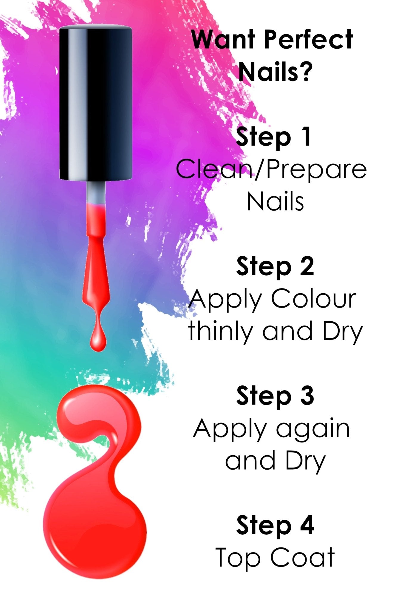 So Many Suitors Nail Polish, 8ml | Red - Toned Quick Dry Nail Varnish - Quick Dry