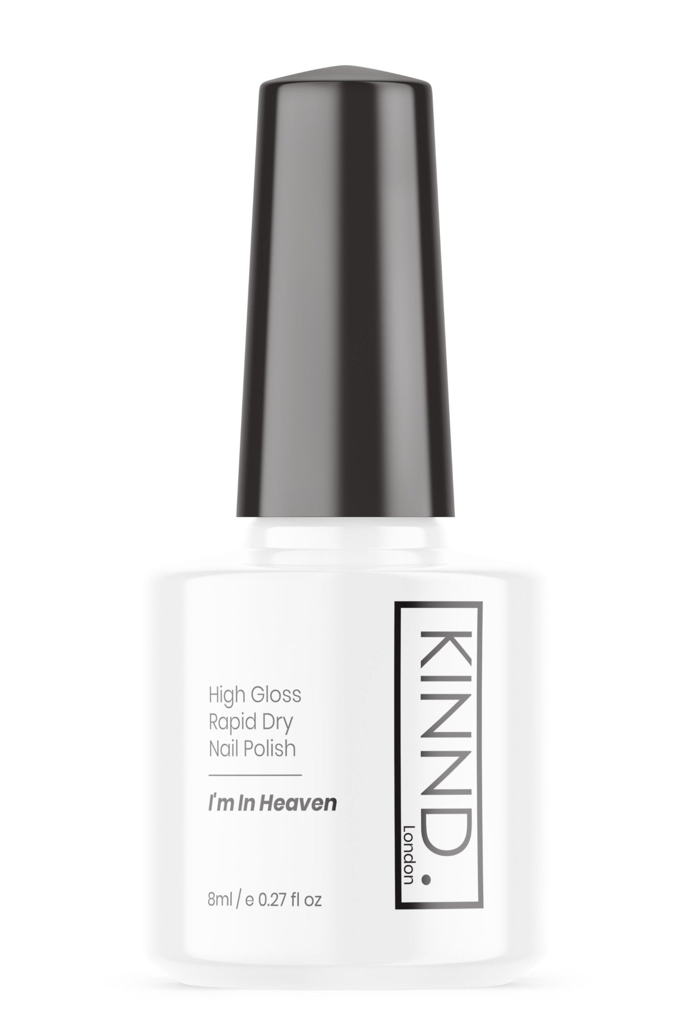 I'm in Heaven Nail Polish, 8ml | White - Toned Quick Dry Nail Varnish - Quick Dry