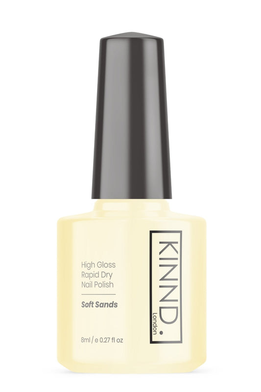 Soft Sands Nail Polish, 8ml | Light Beige - Toned Quick Dry Nail Varnish - Quick Dry